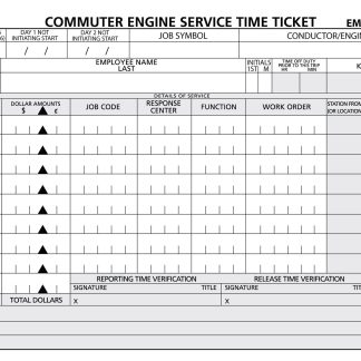 2224C-T Commuter Engine Time Slip
