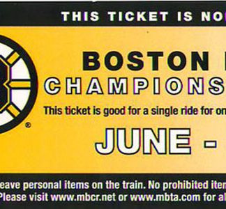 Boston Bruins Championship Train