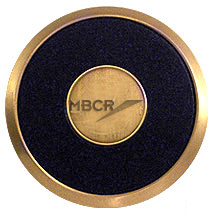 Solid Brass MBCR Coasters