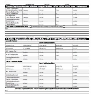 MAP 100/1173 Condition & Inspection Report (Combo)