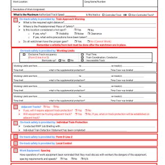3044 RWP Job Safety Pads