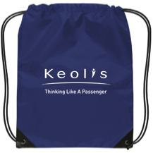 Keolis Drawstring Backpack-1 Color Logo