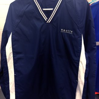 V-Neck Gold Windbreaker