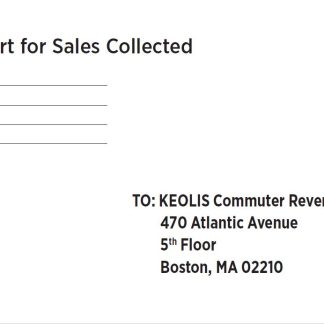 1608 Ticket Agent Envelope