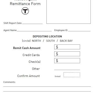 1609 Ticket Agent Form